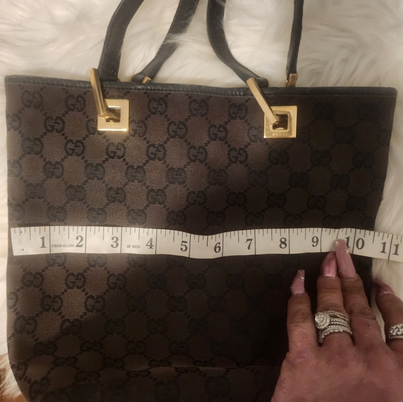 GUCCI MONOGRAM TOTE - Picture 7 of 10